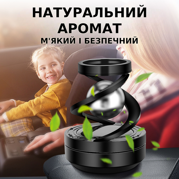 Автомобільний багаторазовий ароматизатор куля для авто. Пахучка в машину на торпеду - зображення 3