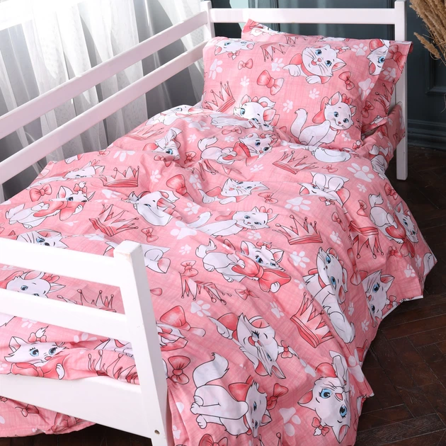 Простынь MirSon King Size 220x240 см Kids Time 17-0802 Marie Бязь (2200011446028) - изображение 4
