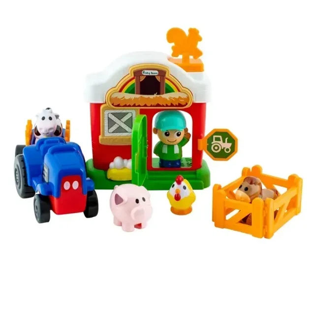 Набор музыкальных игрушек Ферма Baby Team 8840 Разноцветный shop (4824428088404) - изображение 2