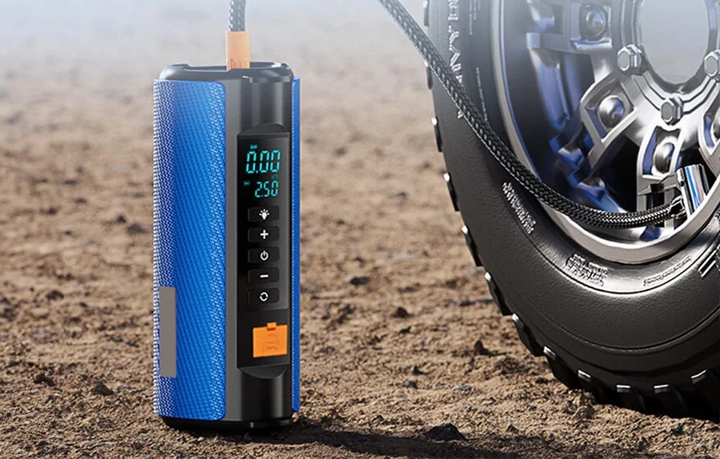Пусковий пристрій 3 в 1 Blitzwolf BW-JA1 16000mAh — Бустер 2000A + Компрессор - зображення 3