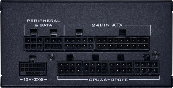 Zasilacz Lian Li SP750G 750 W 80 Plus Gold Black (G9P.SP0750G.B000.EU) - obraz 7