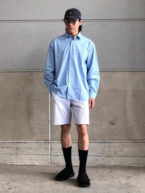 Шорты мужские UNIQLO 797342731 2XL Синие/Белые (1159855666) - изображение 5