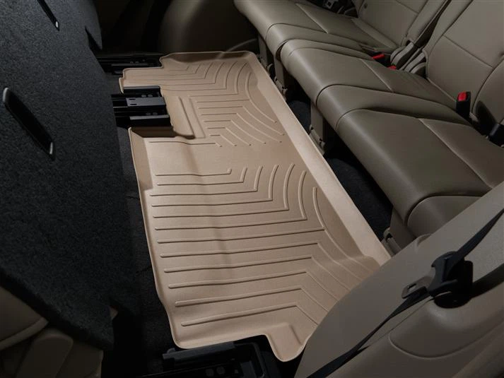 Автомобильные коврики в салон Weathertech на Honda Pilot 09-13 3-й ряд бежевые Хонда Пилот WT0033264 - изображение 2