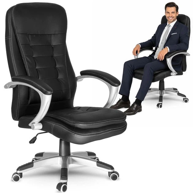 Офісне крісло Sofotel 322-BLACK Чорне (5902596153687) - зображення 5
