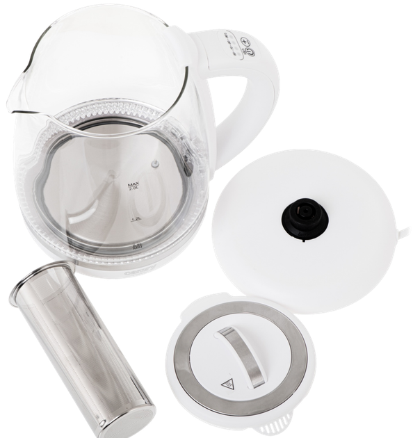 Czajnik elektryczny Camry CR 1290 White - obraz 5