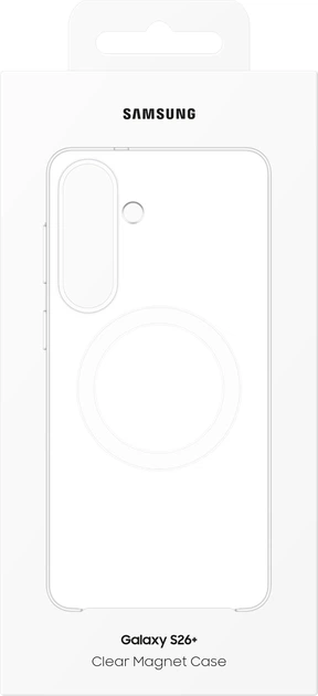 Чохол Samsung Clear Magnet для Samsung Galaxy S26 Plus Transparency (EF-CS947CTEGWW) - зображення 6