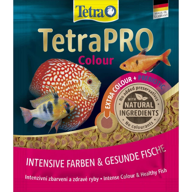 Корм Tetra PRO Colour Multi-Crisps для аквариумных рыб, для яркой окраски, 12 г (чипсы) - Фото 1 Корм Tetra PRO Colour Multi-Crisps для аквариумных рыб, для яркой окраски, 12 г (чипсы) - изображение 1