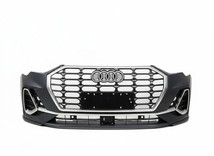 Бампер передній в зборі Audi Q3 83A 2019-2025 Sline - Фото 1 Бампер передній в зборі Audi Q3 83A 2019-2025 Sline - зображення 1