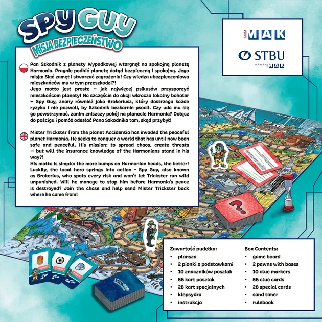 Gra planszowa Trefl Spy Guy Misja Bezpieczeństwo Rodzina Treflików (5900511029789) - obraz 4