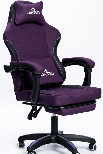 Кресло геймерское DIEGO Soft Light Purple - изображение 6