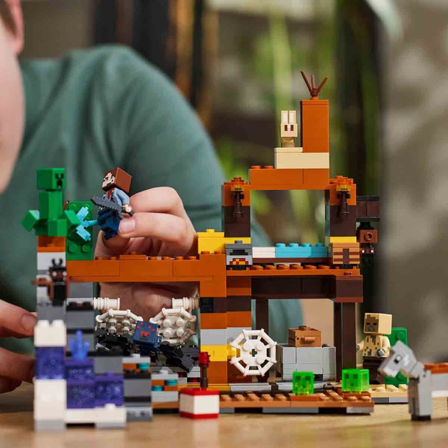 Конструктор Minecraft «Шахта в Бэдлендс», 538 деталей, игровой набор с фигурками и мобами - изображение 2