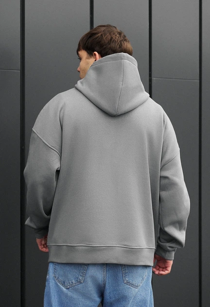Худі Staff gray oversize fleece XXL - изображение 2