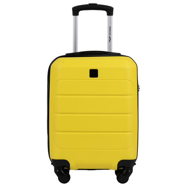 Дорожня пластикова валіза Wings GAN01 Gannet міні (XS) на 4 колесах 51x34x19 см, 28 л, жовта - зображення 2