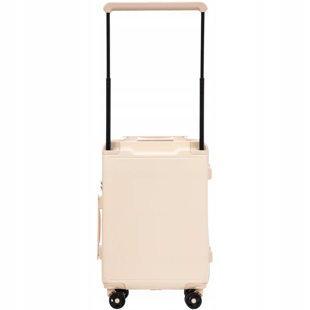 Дорожный полипропиленовый чемодан WINGS BNT01 малая (S) на 4 колесах 55x37x22,5 см, 38 л, кремовая - изображение 4