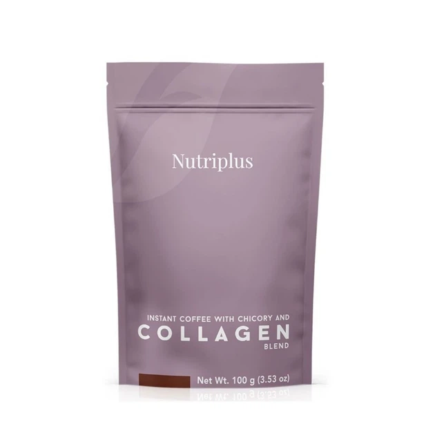 Кава з цикорієм та колагеном NutriCoffee Nutriplus, 100 г - Фото 1 Кава з цикорієм та колагеном NutriCoffee Nutriplus, 100 г - изображение 1