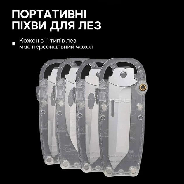 Набір змінних клинків Roxon (BA04; BA10; BA11) 3in1 для S501U, S502U, S802 - изображение 6