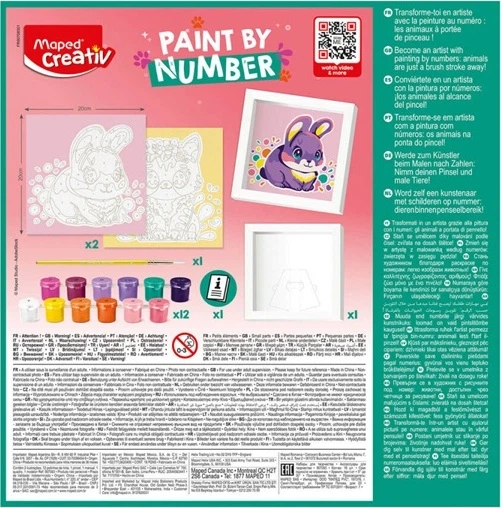 Набір для творчості Maped Creativ Кіт і кролик 907083 (3154149070831) - зображення 2