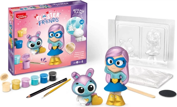 Набір для творчості Maped Creativ Plaster Friends 907219 (3154149072194) - зображення 3