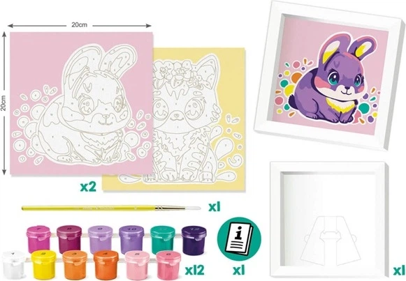 Набір для творчості Maped Creativ Кіт і кролик 907083 (3154149070831) - зображення 5