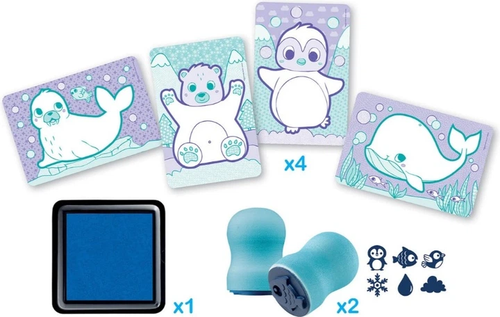 Набір для творчості Maped Creativ Штамповані тваринки 907042 (3154149070428) - зображення 3