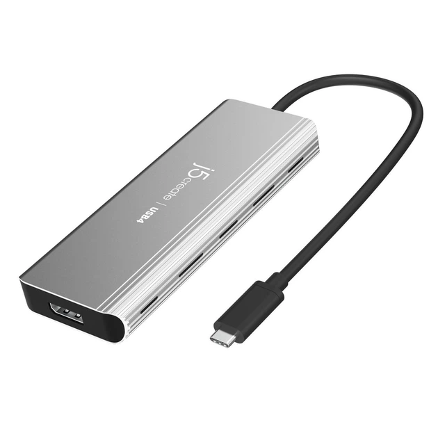 USB-хаб J5create USB-C 5-в-1 Grey (JCD401-N) ( 13983 ) - Фото 1 USB-хаб J5create USB-C 5-в-1 Grey (JCD401-N) ( 13983 ) - зображення 1