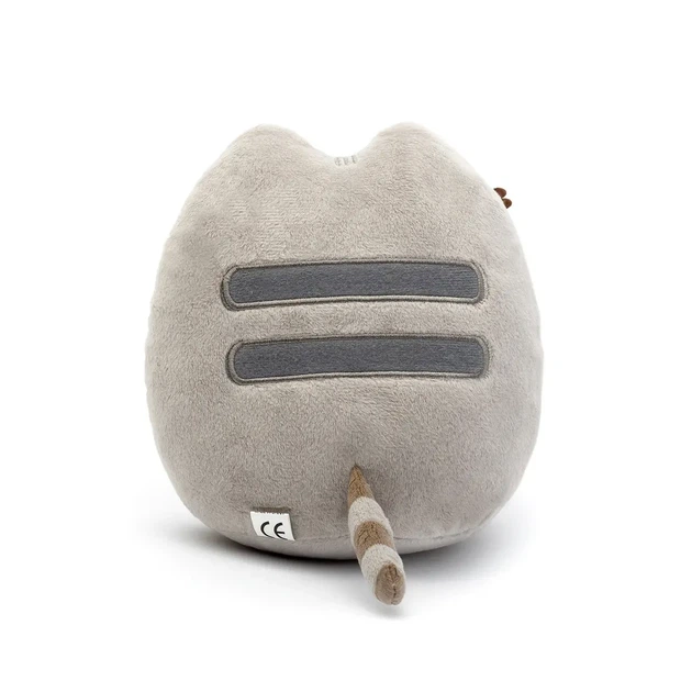 Комплект мягких игрушек 2Life Pusheen cat Кет Кот с пончиком 15х18 см и Кот с Попкорном 12х15 см Серый v-13443 - изображение 3