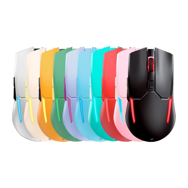 Игровая беспроводная блютуз USB Мышка Fantech WGC2 / Venom II с RGB подсветкой,чувствительностью в 2000 DPI,частота 125Hz Red - изображение 2