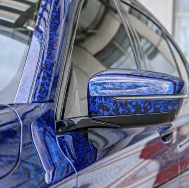 Виниловая кованая пленка для авто мото и декора ширина 50 см длина 150 см Blue - изображение 3