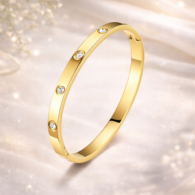Браслет в стиле Cartier Love (Gold) - Фото 1 Браслет в стиле Cartier Love (Gold) - изображение 1