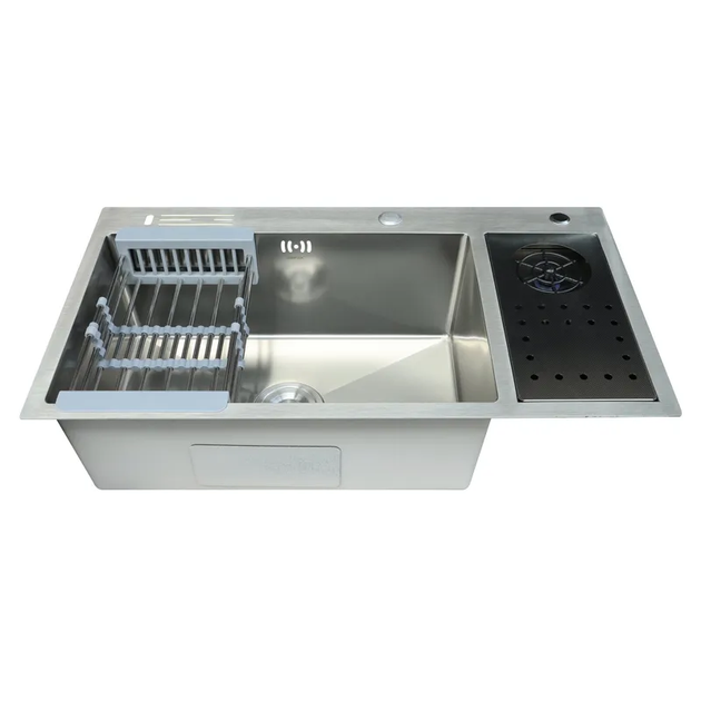 Мойка Zerix ZH8245-SET-08 Micro Decor SS Color из нержавеющей