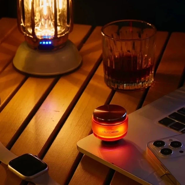 Виброколонка Dura Mobi RGB Humbird Pro Black - портативная Bluetooth-колонка с RGB-подсветкой и присоской, - изображение 3