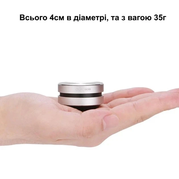 Портативная виброколонка Dura Mobi Humbird Silver - беспроводная Bluetooth-колонка с присоской, вибрационный динамик - изображение 3
