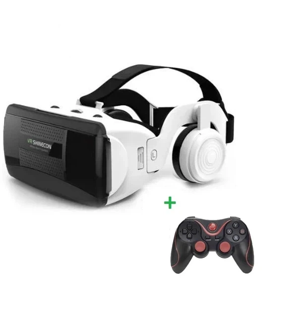 VR очки Shinecon SC-G06EB с наушниками и джойстиком Terios X3 (4.7-7") - Фото 2 VR очки Shinecon SC-G06EB с наушниками и джойстиком Terios X3 (4.7-7") - изображение 2