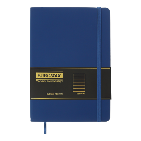 Блокнот BUROMAX А5 96арк. TOUCH ME 295202-02 синій (лінія) /BM.295202-02/ - изображение 2