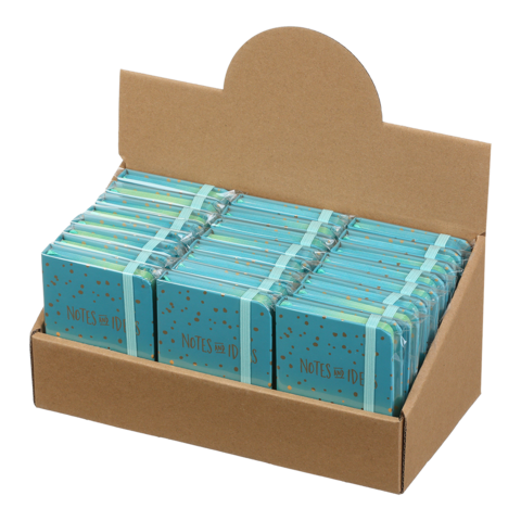 Блокнот BUROMAX А7 80арк. GRADIENT 257104-02 синій, тв.лам.обкл., на гумці, крем.папір (24) /BM.257104-02/ - зображення 4