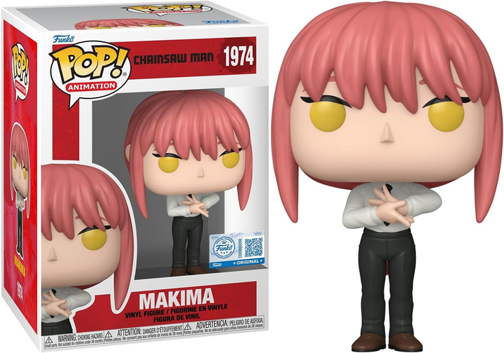Фигурка Фанко Макима Человек-бензопила №1974 Makima Chainsaw Man Funko 87232 - Фото 1 Фигурка Фанко Макима Человек-бензопила №1974 Makima Chainsaw Man Funko 87232 - изображение 1