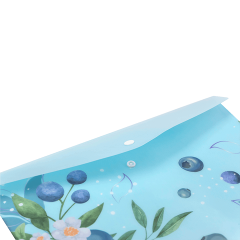 Папка на кнопці А4 BUROMAX 3943-17 ARABESKI морська хвиля (12) /BM.3943-17/ - изображение 3
