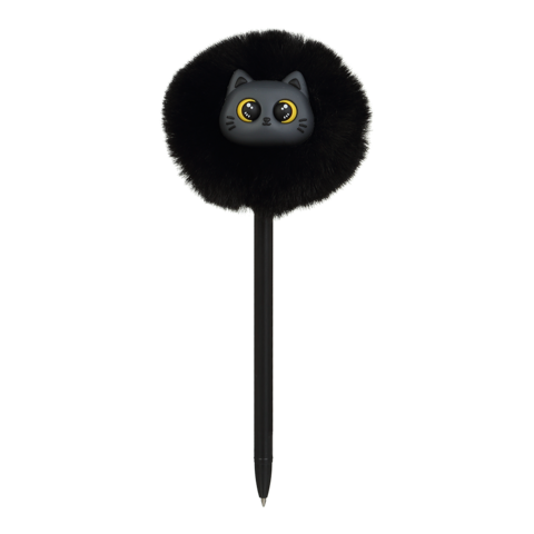 Ручка кулькова ZiBi KIDS Line 2021 FLUFFY BIG CAT 0,7 мм синя (16) /ZB.2021/ - зображення 6