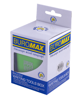 Підставка для ручок BUROMAX 6352-15 RUBBER TOUCH св.зелена /BM.6352-15/ - Фото 2 Підставка для ручок BUROMAX 6352-15 RUBBER TOUCH св.зелена /BM.6352-15/ - изображение 2