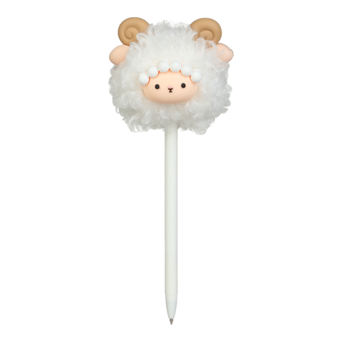 Ручка кулькова ZiBi KIDS Line 2022 FLUFFY LAMB 0,7 мм синя (16) /ZB.2022/ - зображення 5