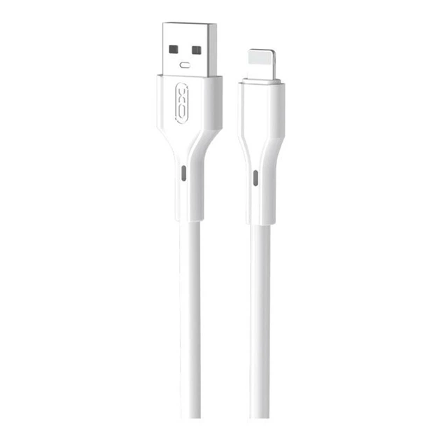 USB XO NB230 Rock Series Lightning 2.4A Белый - Фото 1 USB XO NB230 Rock Series Lightning 2.4A Белый - изображение 1