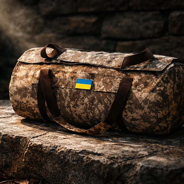 Сумка баул Піксель 120 літрів - зображення 2