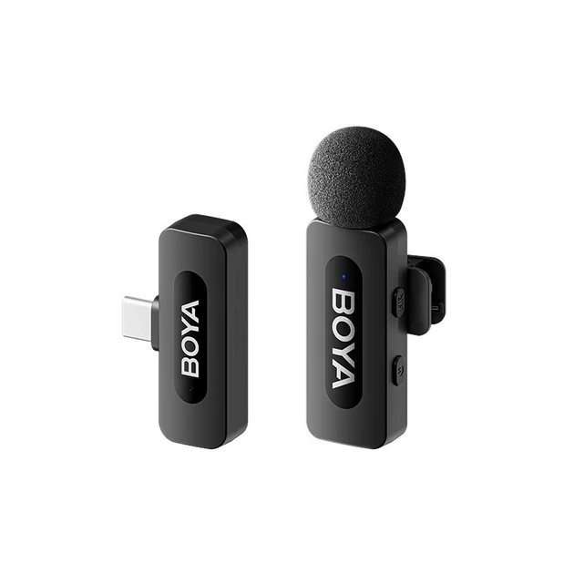 Микрофон беспроводной Android iPhone 17/16/15 Type-C BOYA BY-V10 v2.0 - Фото 1 Микрофон беспроводной Android iPhone 17/16/15 Type-C BOYA BY-V10 v2.0 - изображение 1