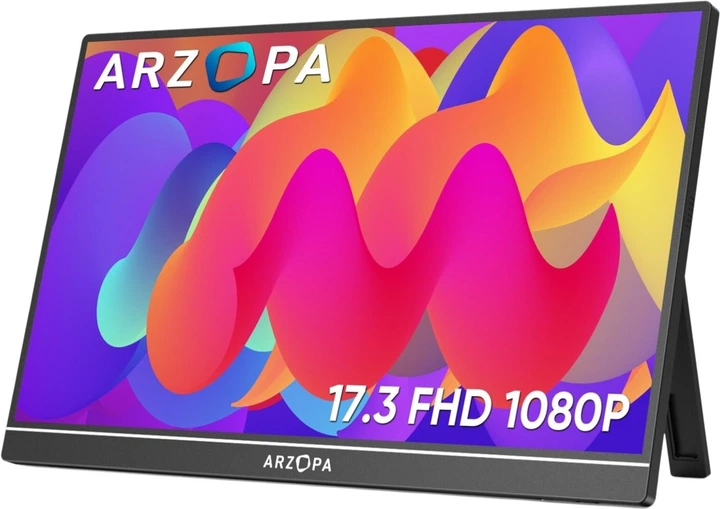 Monitor 17.3" ARZOPA A1 M FHD IPS 60Hz 1ms (6975114120187) - obraz 1