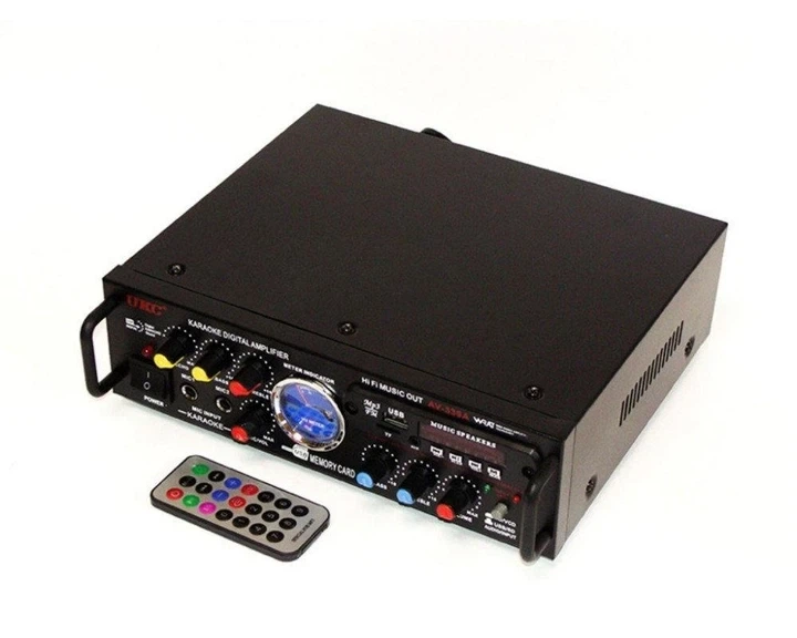 Аудиоусилитель UKC AV-339B Mega Sound с Bluetooth и FM-радио 1779 - Фото 2 Аудиоусилитель UKC AV-339B Mega Sound с Bluetooth и FM-радио 1779 - изображение 2