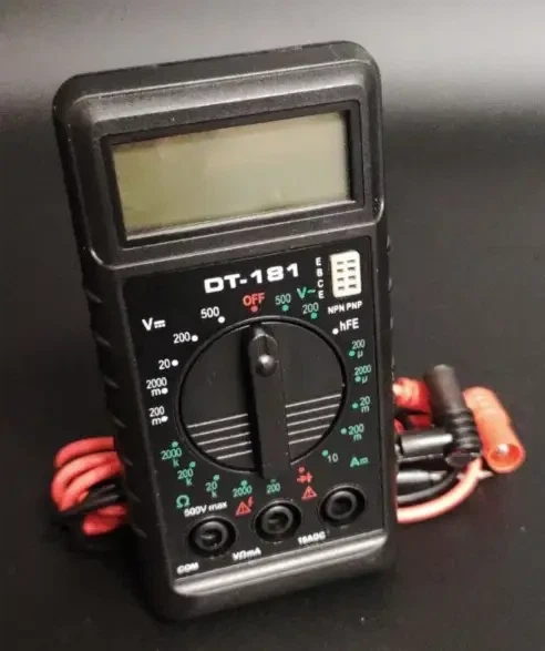Универсальный мультиметр Digital DT-181 цифровой тестер напряжения 1021 - изображение 7
