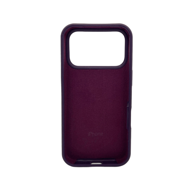 Защитный чехол-накладка Silicone Full Case AA Open Cam для Apple iPhone 17 Pro Berry Purple (FullOpeAAi17P-59) - изображение 2