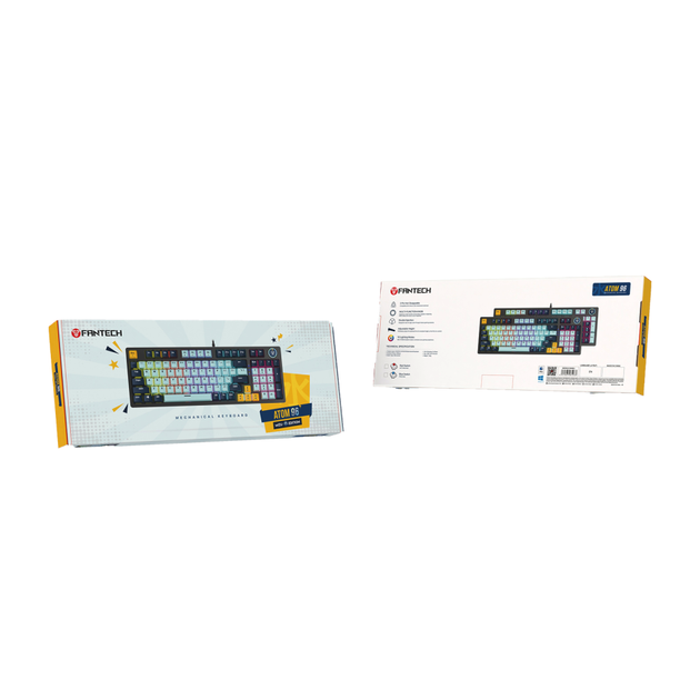 Ігрова клавіатура Fantech ATOM96 MK890V2 Red Switch з RGB підсвічуванням десять режимів/функція Anti Ghosting Navy - Фото 3 Ігрова клавіатура Fantech ATOM96 MK890V2 Red Switch з RGB підсвічуванням десять режимів/функція Anti Ghosting Navy - зображення 3