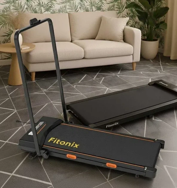 Беговая дорожка электрическая Fitonix 12BT 2.5 л.с., 12 км/ч, до 120 кг, 1100 Вт, Bluetooth, компактная, тихая, с пультом и LCD-дисплеем для дома - Фото 9 Беговая дорожка электрическая Fitonix 12BT 2.5 л.с., 12 км/ч, до 120 кг, 1100 Вт, Bluetooth, компактная, тихая, с пультом и LCD-дисплеем для дома - изображение 9