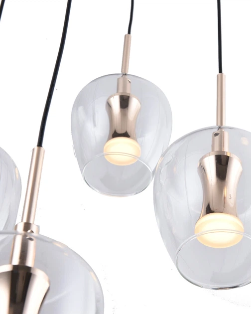 Люстра Zuma Line Nelson LED 11x33W 3000K 3900Lm IP20 золотая - изображение 3